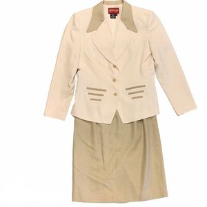 SASSON Women’s 2 Piece Skirt Set Suit Blazer